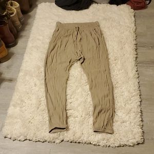 Aerie Tan Harem Pants